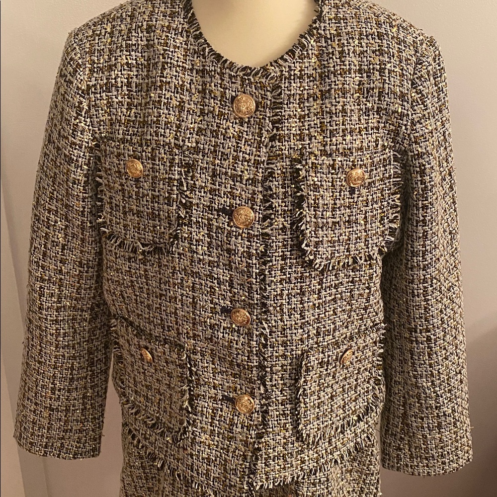 Loft NWT dress and jacket set PETITE large petite jacket 12 P dress - Picture 2 of 13